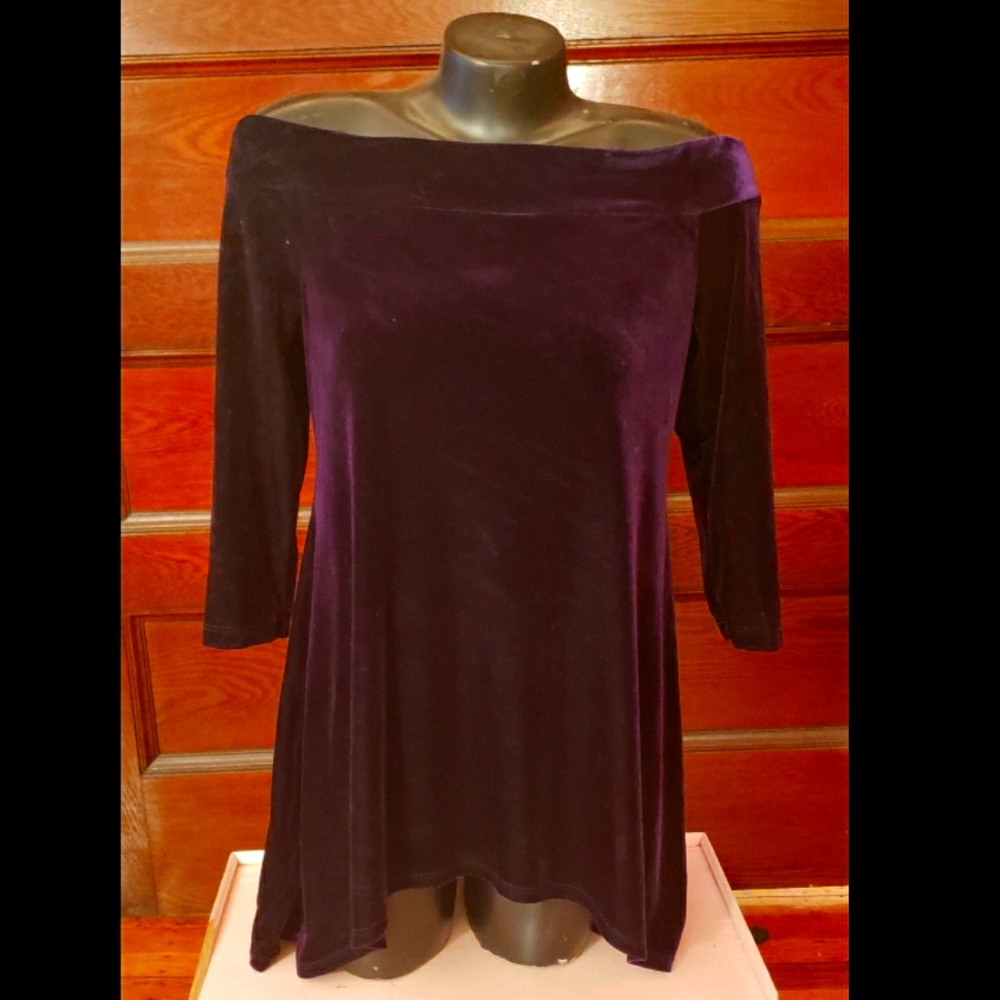 Velvet Purple Mini Dress